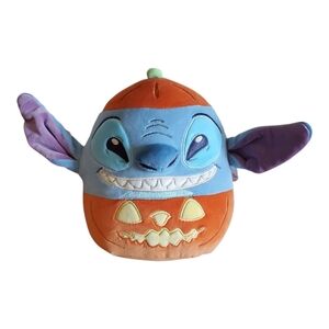 Squishmallows Stitch Pumpkin Halloween Plush 8" Inch Jazwares 2025 NWT NEW